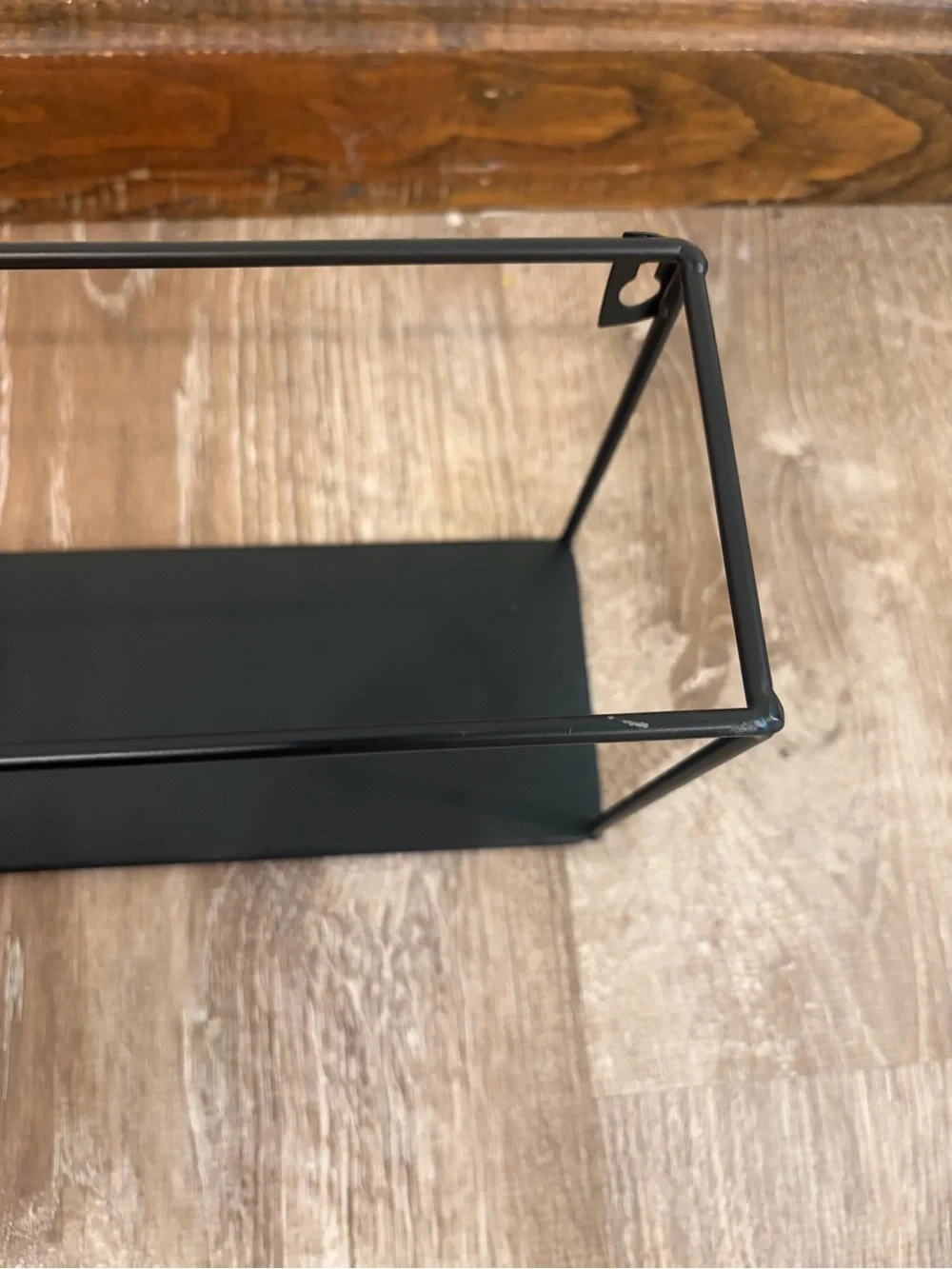 Black Metal Wall Shelf - Home Wall Decor